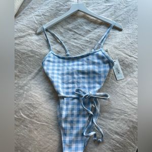 Frankie’s Bikini - 1 piece gingham bathing suit